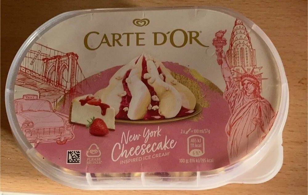 New York Cheesecake Inspired Ice Cream Cake