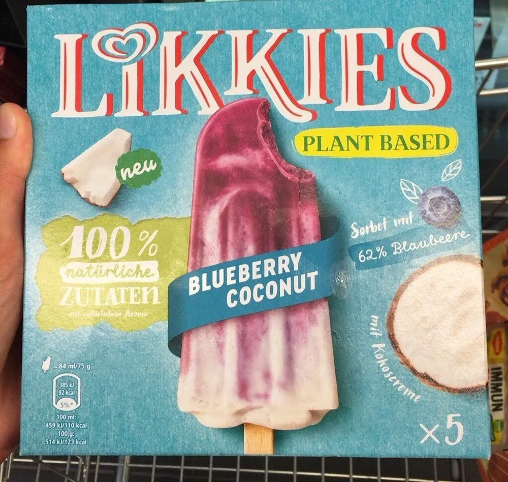 Blueberry coconut