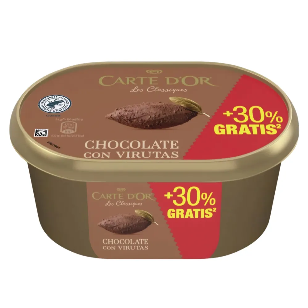 Helado de Chocolate con Virutas