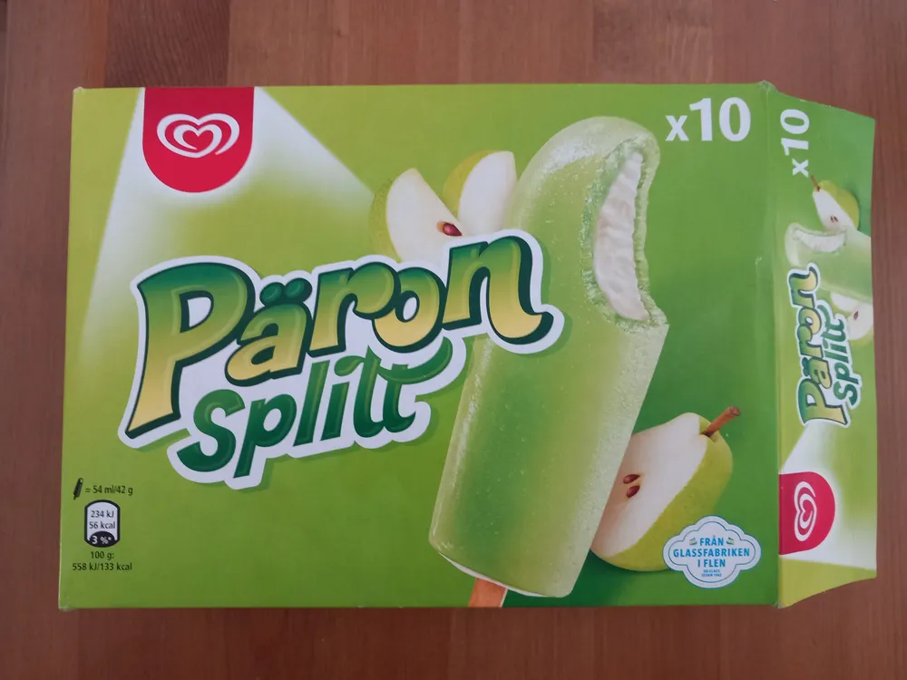 Päron splitt