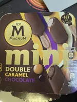 Magnum Glace Bâtonnet Mini Double Caramel Chocolat 6x55ml