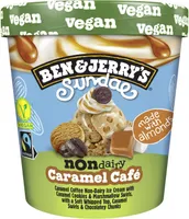 Ben & Jerry's Glace en Pot Vegan Sundae Caramel Café 427ml