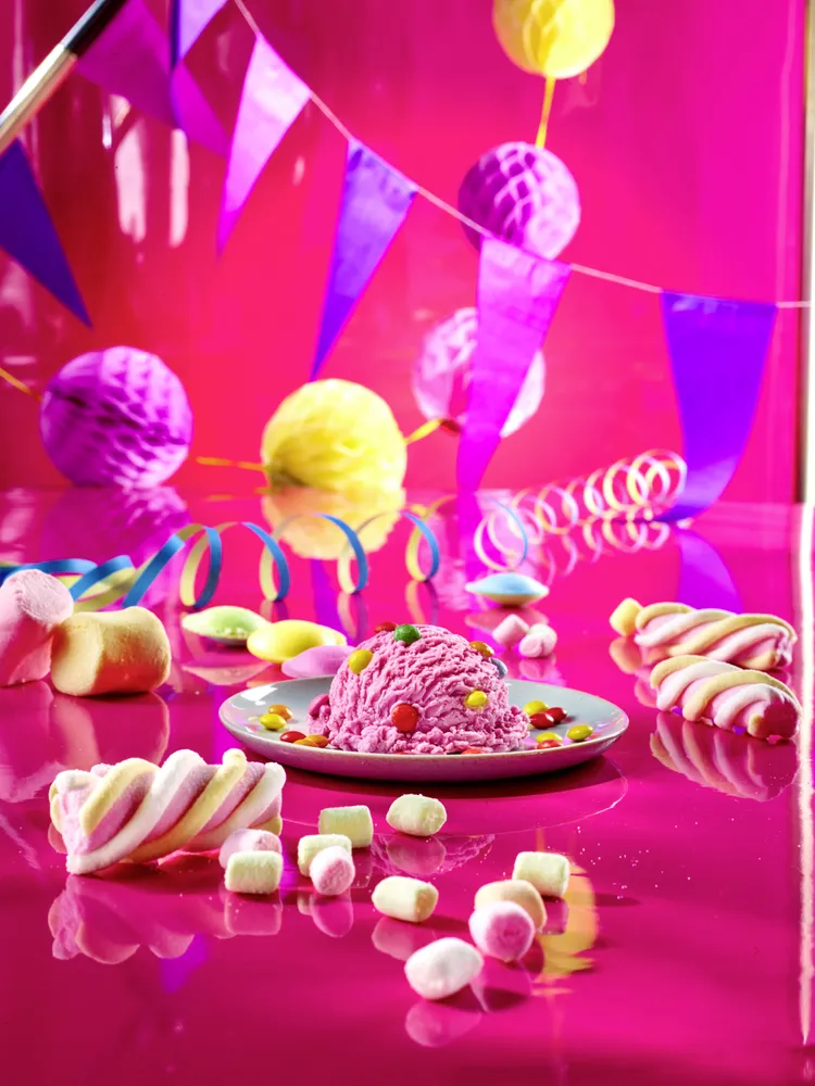 Crème glacée Carnaval parfum guimauve
