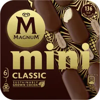 Magnum Glace Bâtonnet Mini Vanille & Chocolat Classic 6x55ml