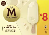 Magnum Glace Bâtonnet Chocolat Blanc 8x100ml