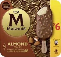 Magnum Glace Bâtonnet Amande 6x100ml