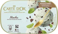 Menthe avec des morceaux de chocolat