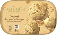 Caramel la fleur de sel de Camargue avec des morceaux de caramel