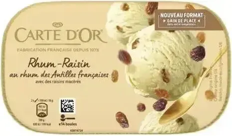 Glace Rhum raisin