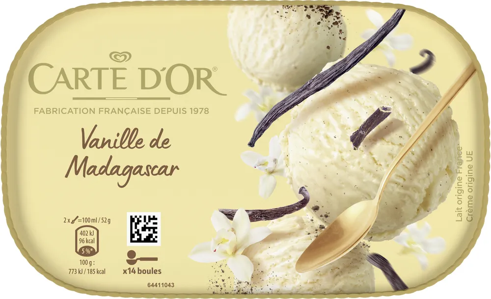Crème glacée Vanille de Madagascar