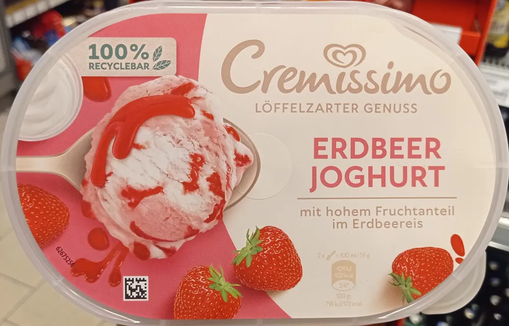 Cremissimo Erdbeer Joghurt