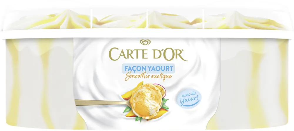 Carte D'Or Glace Façon Yaourt Smoothie Exotique 825ml