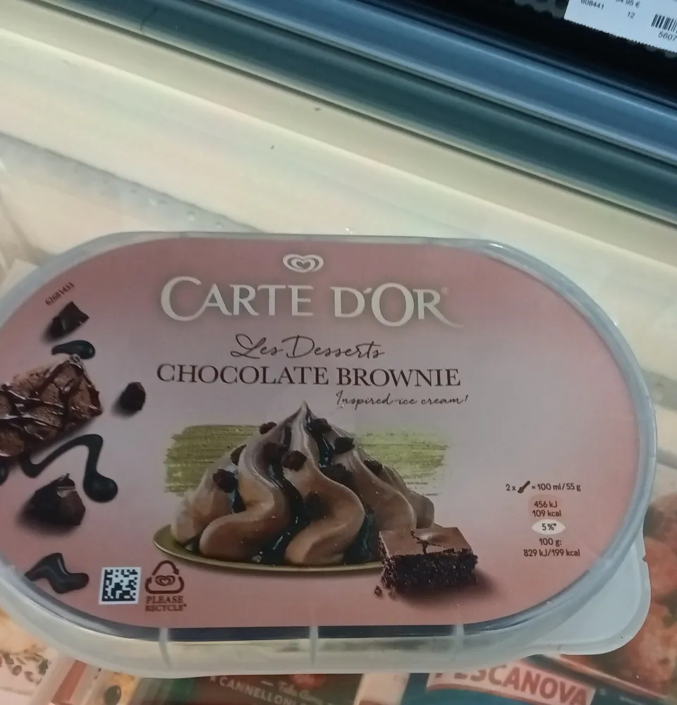 Chocolate Brownie Ice Cream
