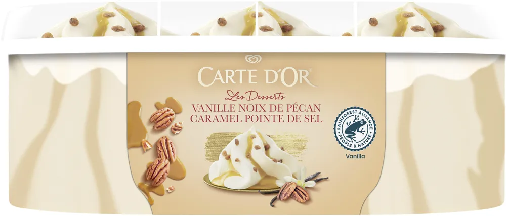 Carte D'Or Glace Vanille Noix de Pécan Caramel Pointe de Sel 825ml