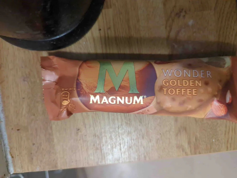 Magnum wonder golden toffee