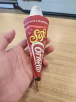 Vanilla With Strawberry Sauce