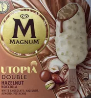 M MAGNUM UTOPIA DOUBLE HAZELNUT WHITE CHOCOLATE, M