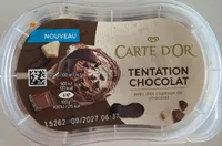 Tentation chocolat avec des copeaux de chocolat