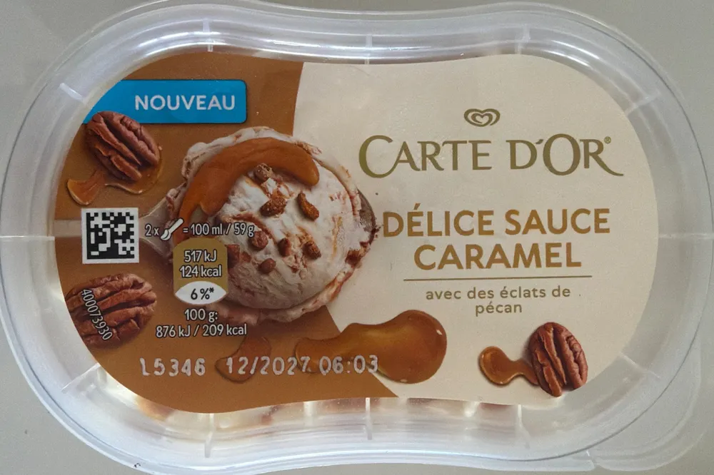 Délice sauce caramel