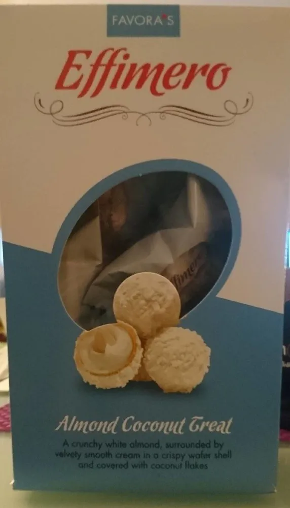 Effimero almond coconut treat