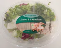 Salatmenü Linsen & Hähnchen