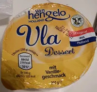 Vla Dessert mit Vanille-Geschmack