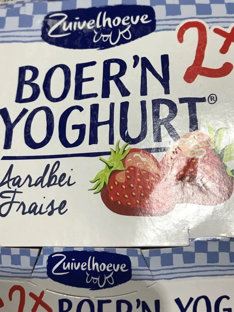 BOER'N YOGHURT fraise