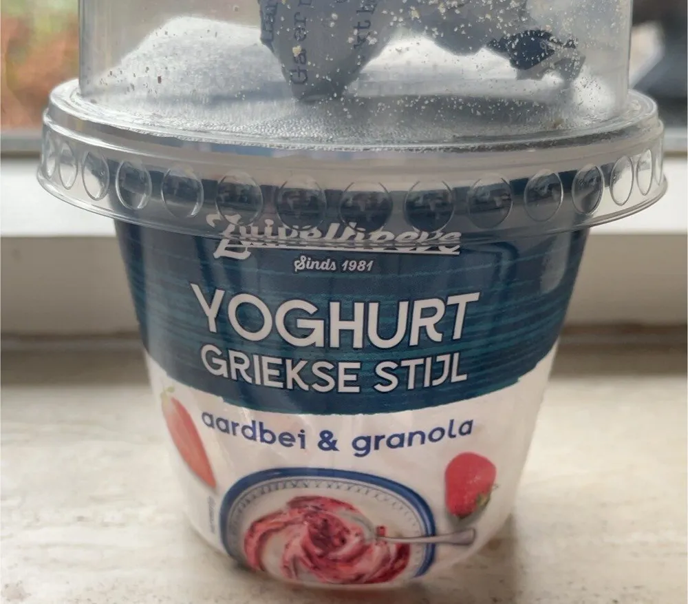 Yoghurt Griekse Stijl aardbei & granola
