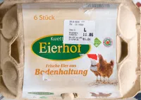 Frische Eier aus Bodenhaltung