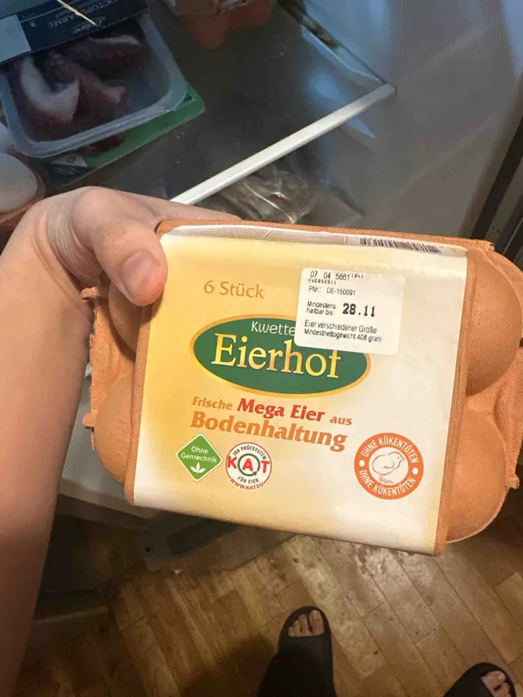 Frische Mega Eier Aus Bodenhaltung