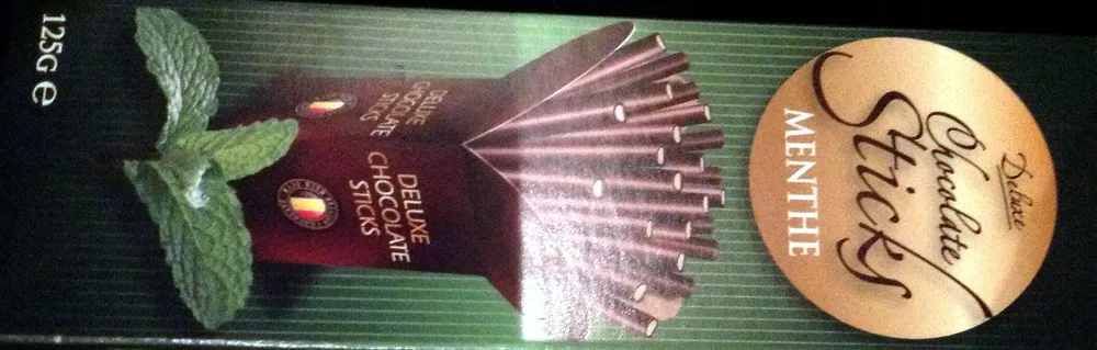 Deluxe chocolate sticks menthe