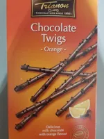 Chocolate twigs orange