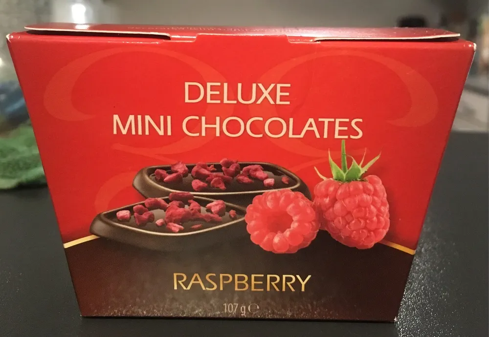 Deluxe Mini Chocolates Raspberry