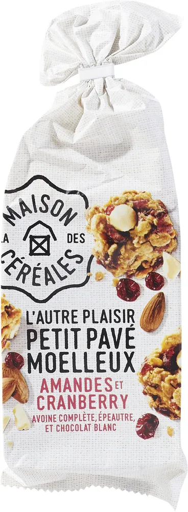 L'Autre Plaisir Petit Pavé Moelleux Amandes et Cranberry