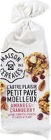 L'Autre Plaisir Petit Pavé Moelleux Amandes et Cranberry