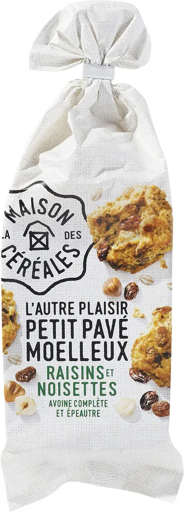 L'autre Plaisir - Petit pavé moelleux raisins et noisettes