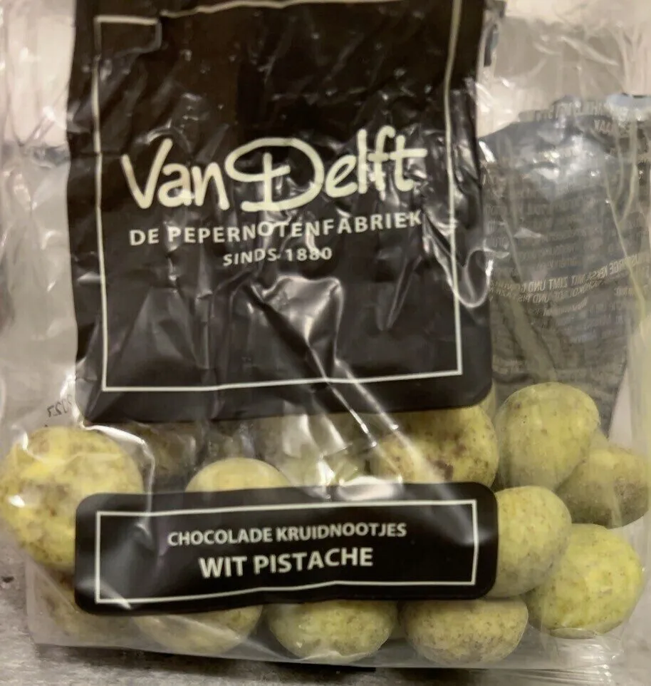 Chocolade kruidnootjes wit pistache