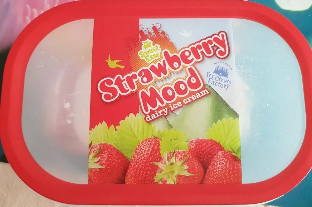 Glace Fraise Bac De 900ML