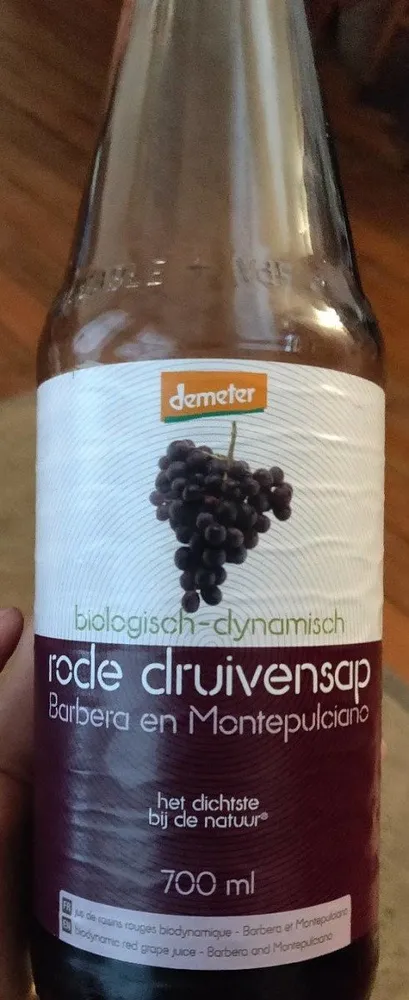 Rode druivensap