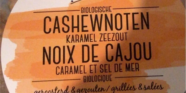 Cashewnoten karamel zeezout