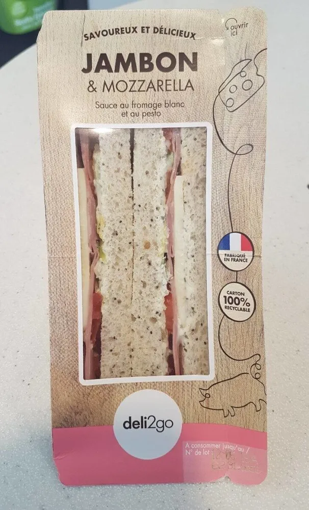 Deli2go Jambon & Mozzarella