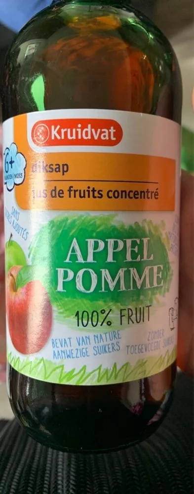 Jus de fruits concentré pomme