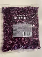Geschnitten Rotkohl