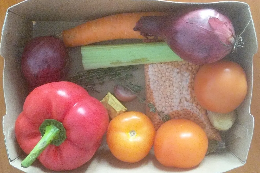 Kochbox Rote-Linsen-Suppe