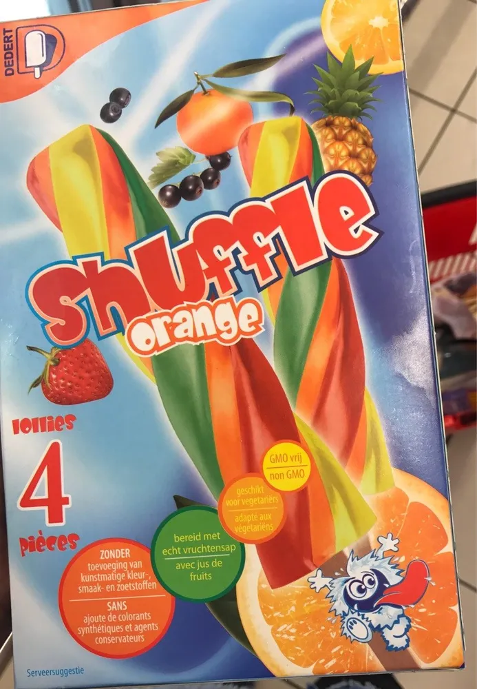 Shuffle orange - The original popsictes