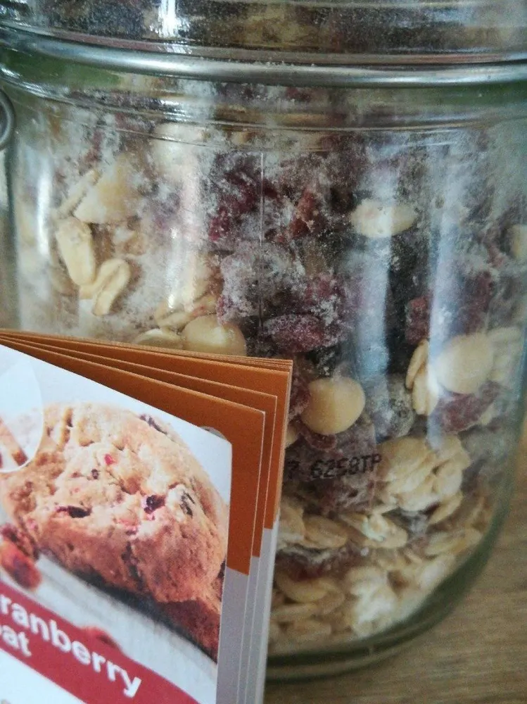 Cranberry oat cookies