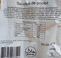 Saucisse de poulet