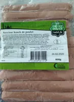 Saucisse knack de poulet