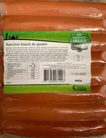 Saucisse knack de poulet