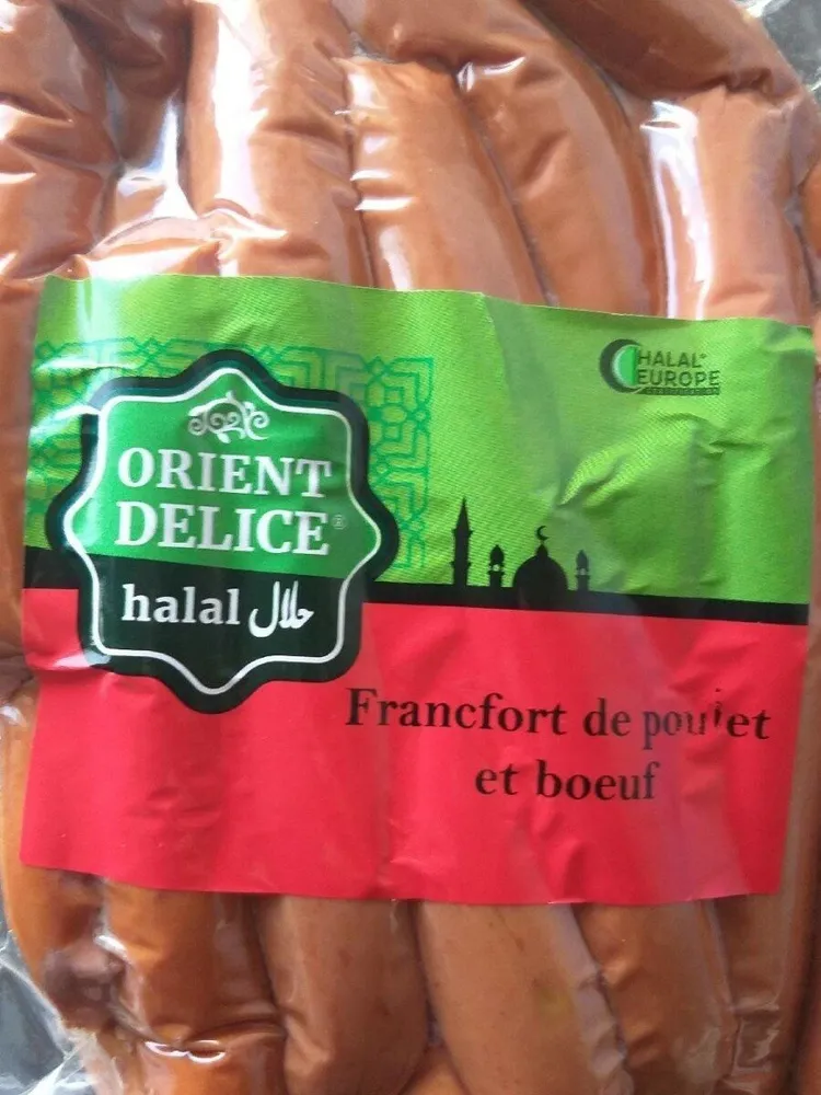 Francfort de poulet et boeuf